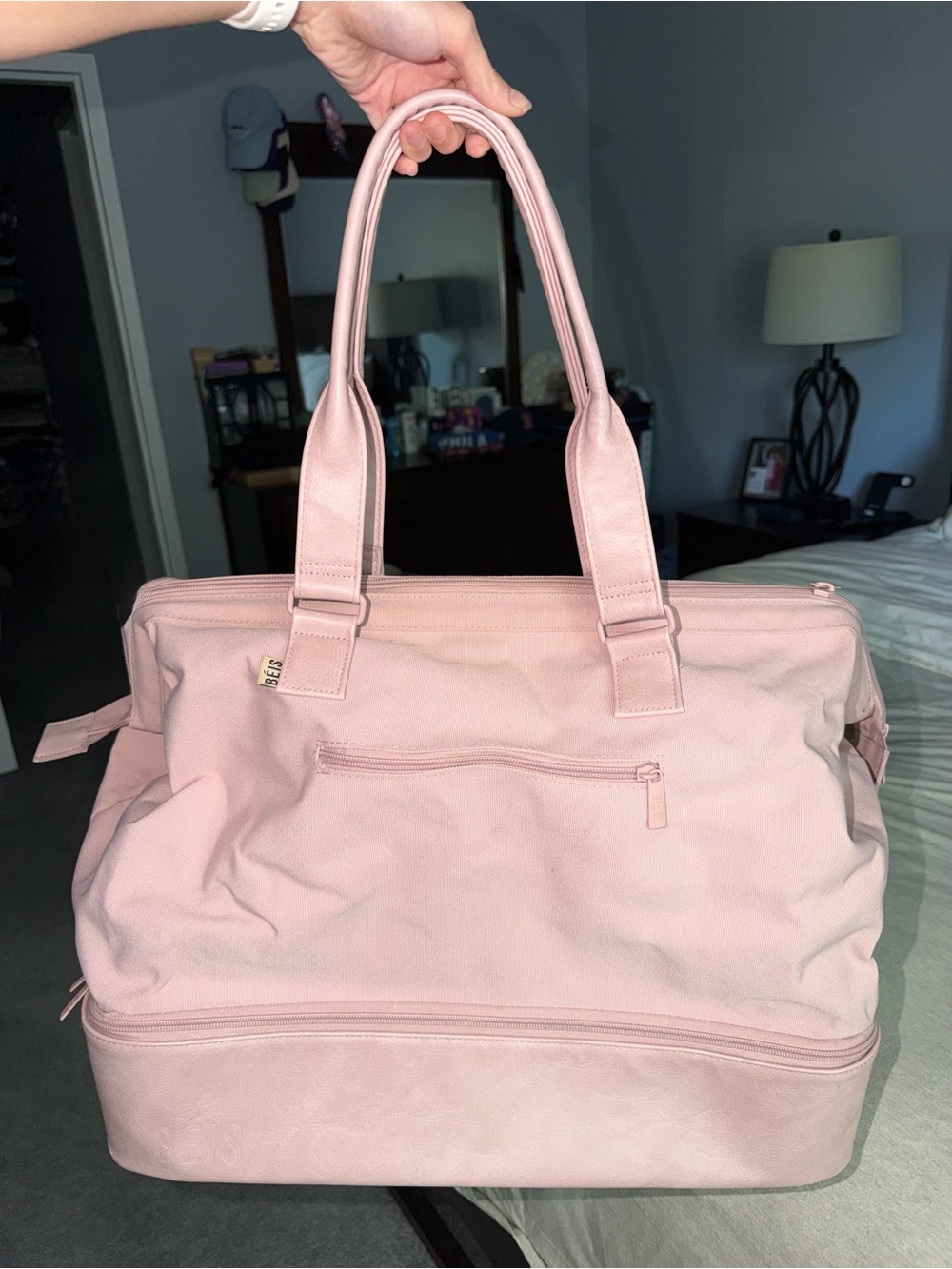 Soft Pink Weekender Tote Bag - BEIS